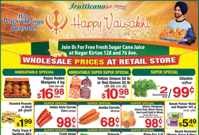 Fruiticana (Greater Vancouver) Flyer April 16 to 22