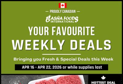 Basha Foods International Flyer April 16 to 22