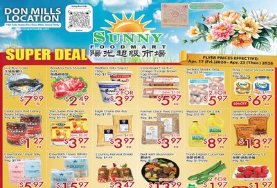 Sunny Foodmart (Don Mills) Flyer April 17 to 23