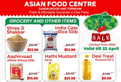 Asian Food Centre (Torbram Rd.) Flyer April 16 to 22