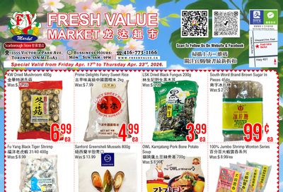 Fresh Value (Scarborough) Flyer April 17 to 23
