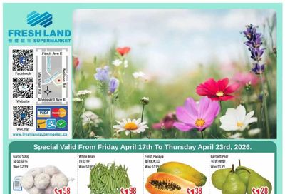 FreshLand Supermarket Flyer April 17 to 23