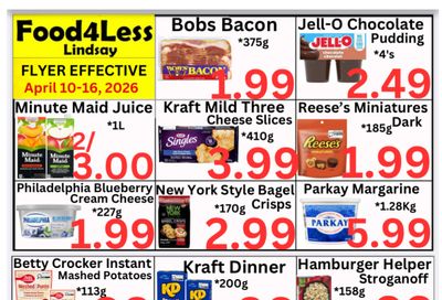 Food 4 Less (Lindsay) Flyer April 10 to 16