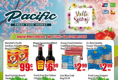 Pacific Fresh Food Market (North York) Flyer April 17 to 23
