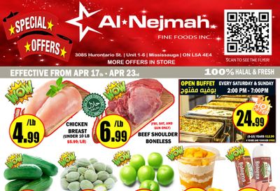 Alnejmah Fine Foods Inc. Flyer April 17 to 23