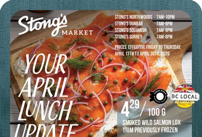 Stong's Market Flyer April 17 to 30