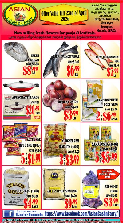 Asian Cash & Carry Flyer April 17 to 23