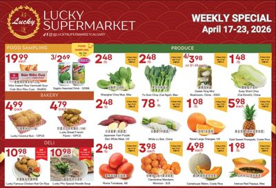 Lucky Supermarket (Calgary) Flyer April 17 to 23