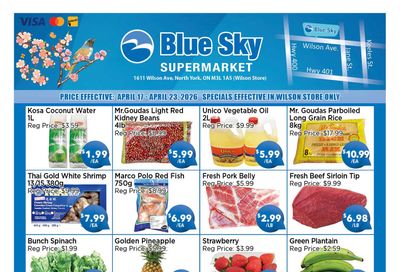 Blue Sky Supermarket (North York) Flyer April 17 to 23