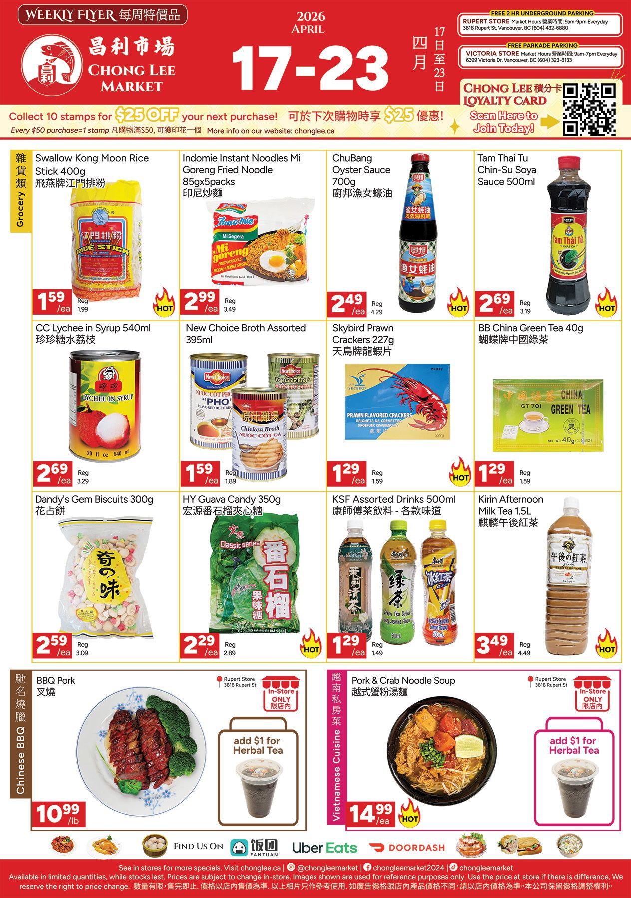 Chong Lee Market Flyer April 17 to 23