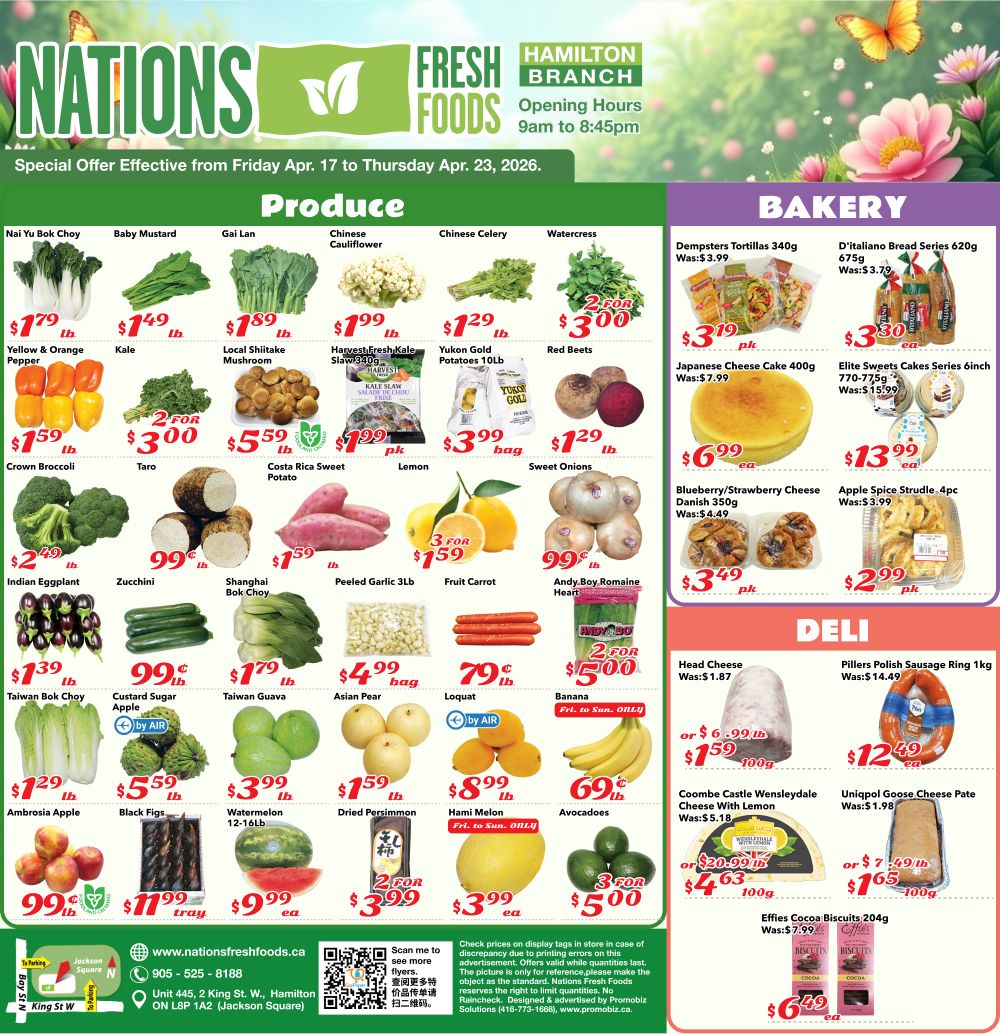 Nations Fresh Foods (Hamilton) Flyer April 17 to 23