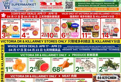88 Supermarket Flyer April 17 to 23