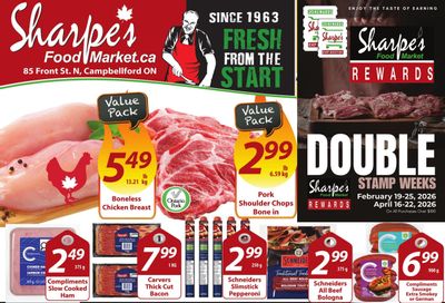 Sharpe's Food Market Flyer April 16 to 22
