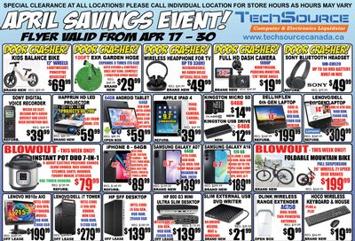 TechSource Flyer April 17 to 30