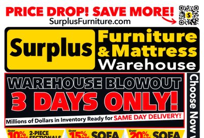 Surplus Furniture & Mattress Warehouse (Sydney) Flyer April 20 to 26