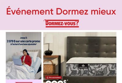 Dormez-vous Flyer April 21 to 28