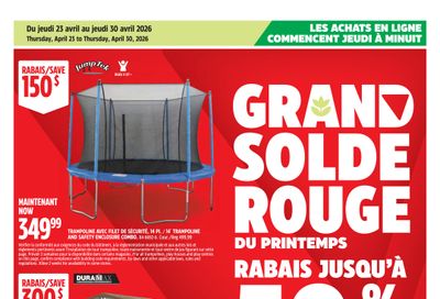 Canadian Tire (QC) Flyer April 23 to 30