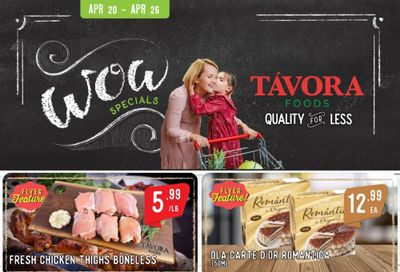 Tavora Foods Flyer April 20 to 26
