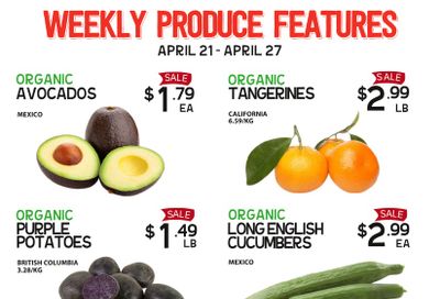 Pomme Natural Market Weekly Produce Flyer April 21 to 27