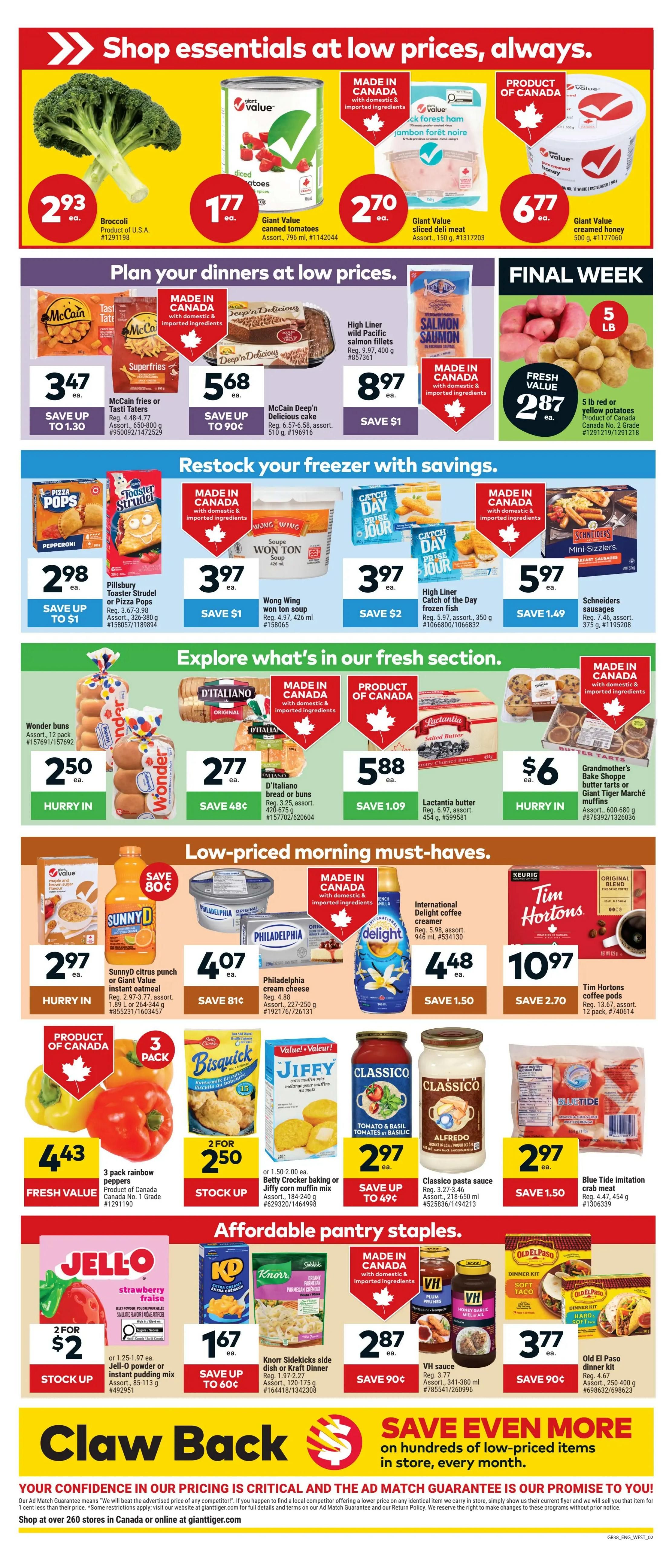 Giant Tiger (West) Flyer April 22 to 28