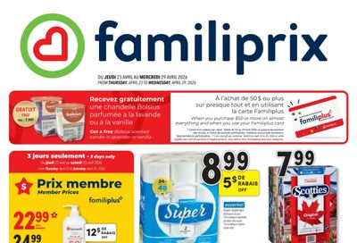 Familiprix Flyer April 23 to 29