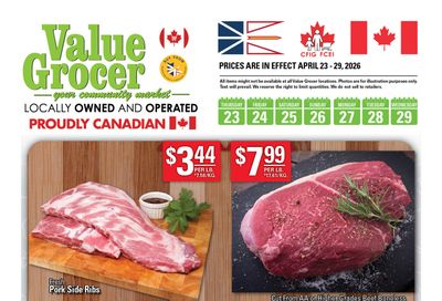 Value Grocer Flyer April 23 to 29