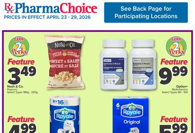 PharmaChoice (BC, AB, SK & MB) Flyer April 23 to 29