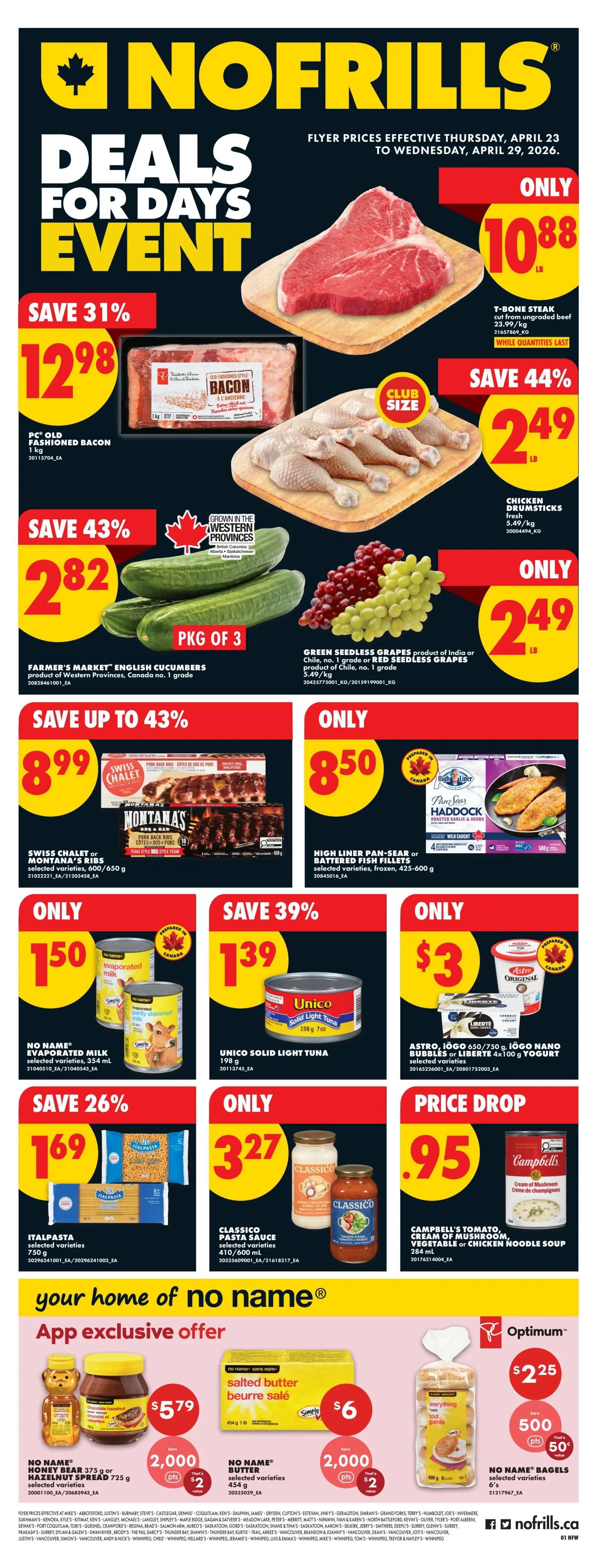 No Frills (West) Flyer April 23 to 29