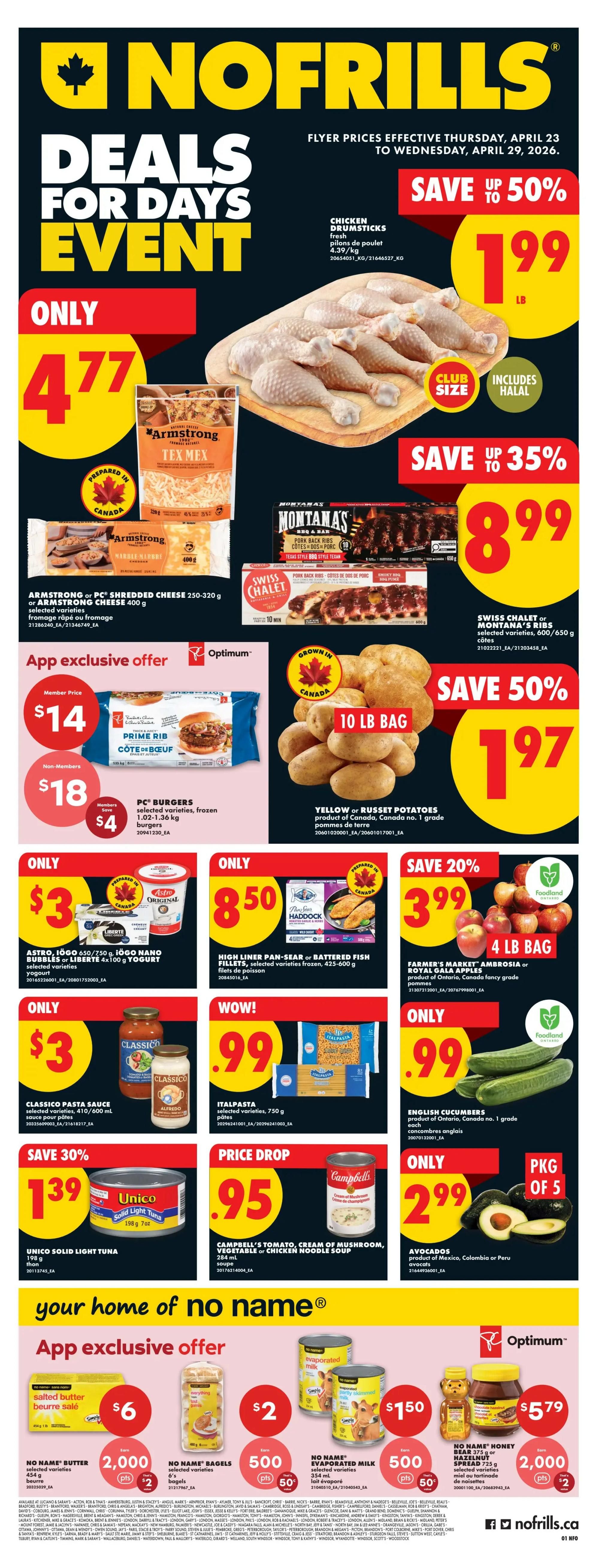 No Frills (ON) Flyer April 23 to 29