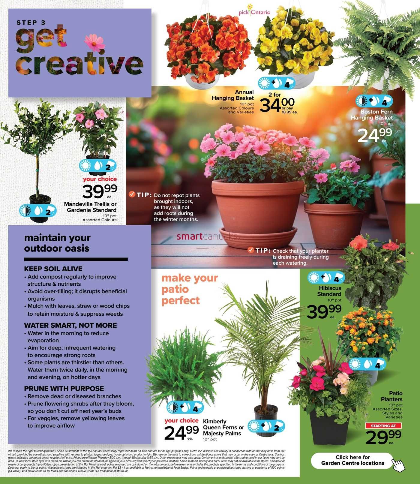 Metro (ON) Get Gardening Flyer April 23 to June 10