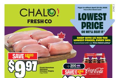 Chalo! FreshCo (West) Flyer April 23 to 29