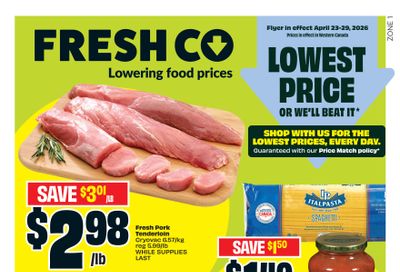 FreshCo (West) Flyer April 23 to 29