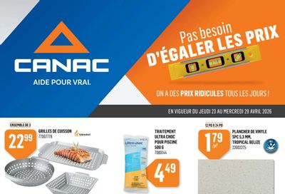 Canac Flyer April 23 to 29