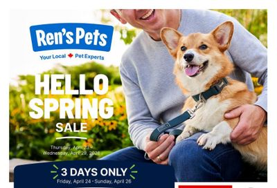 Ren's Pets Flyer April 23 to 29
