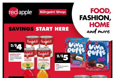 The Bargain Shop & Red Apple Stores Flyer April 23 to 29