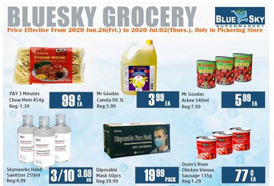 Blue Sky Supermarket (Pickering) Flyer June 26 to July 2