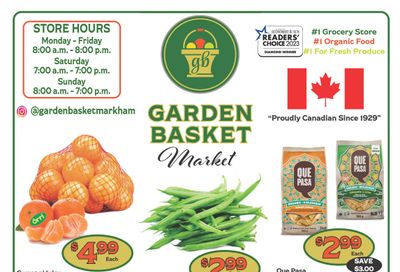 The Garden Basket Flyer April 23 to 29