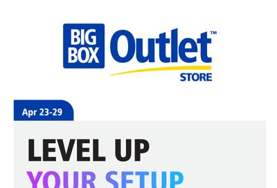 Big Box Outlet Store Flyer April 23 to 29