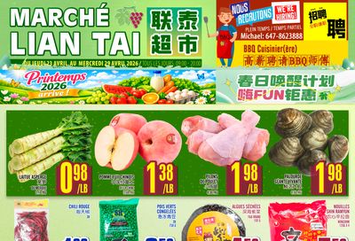 Marche Lian Tai Flyer April 23 to 29