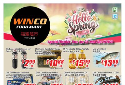 WinCo Food Mart (HWY 7) Flyer April 23 to 29