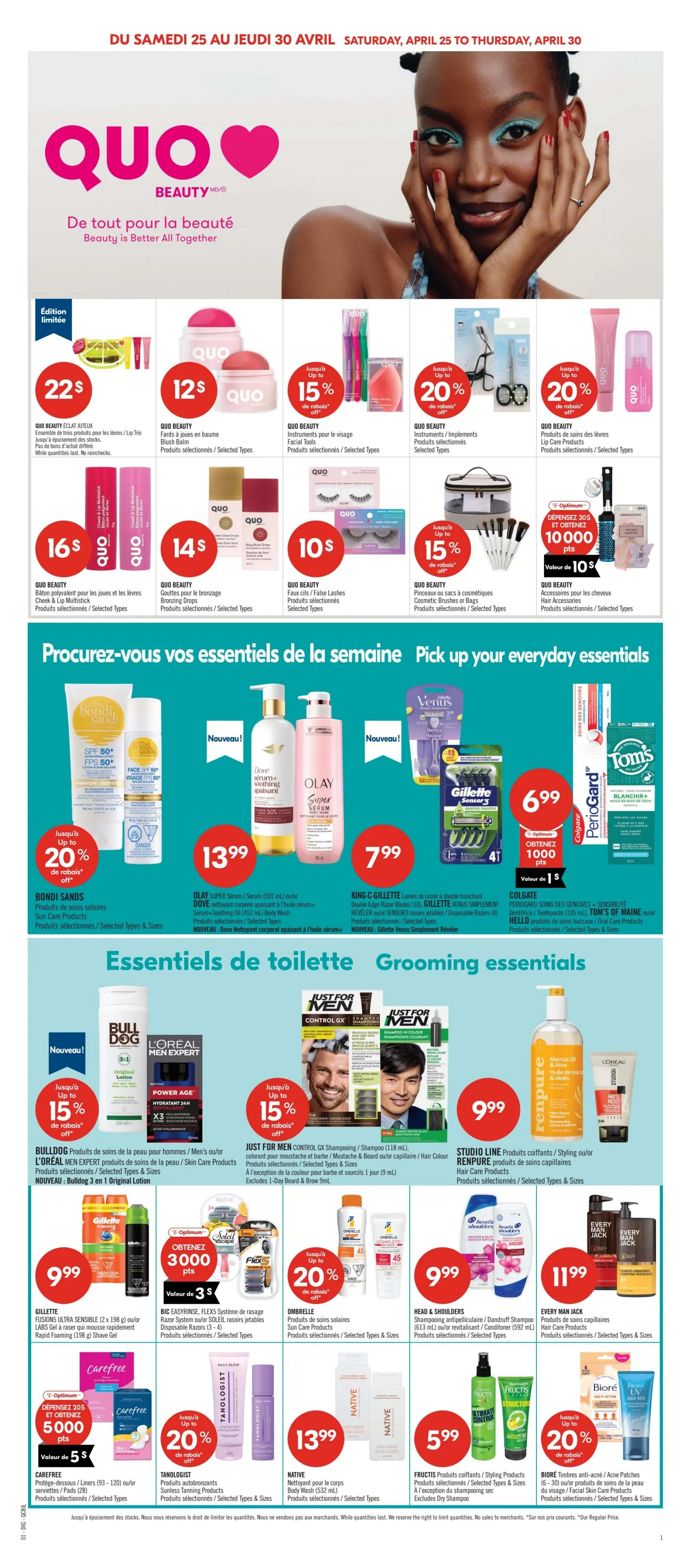 Pharmaprix Flyer April 25 to 30