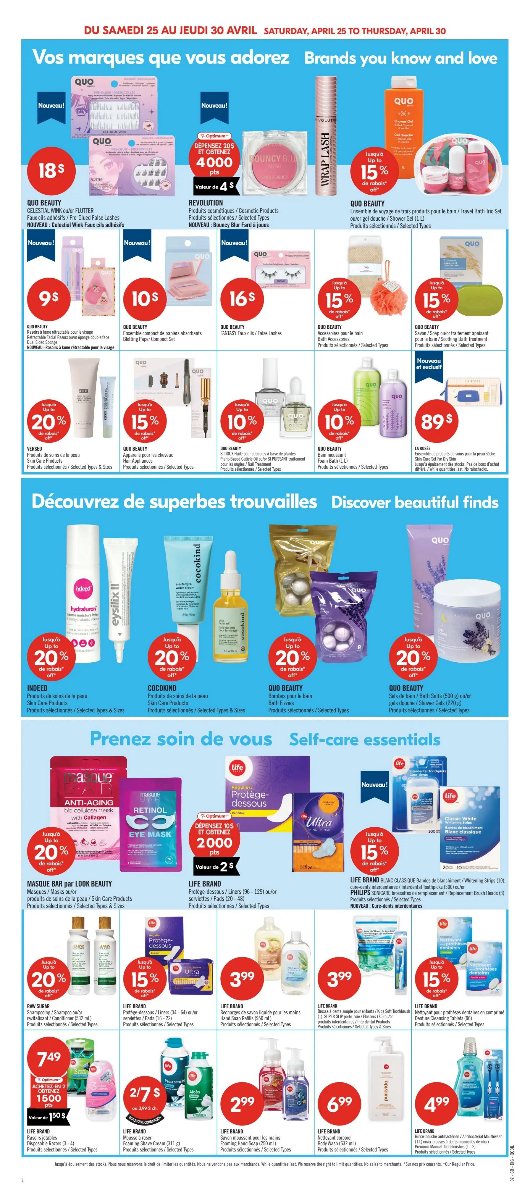 Pharmaprix Flyer April 25 to 30