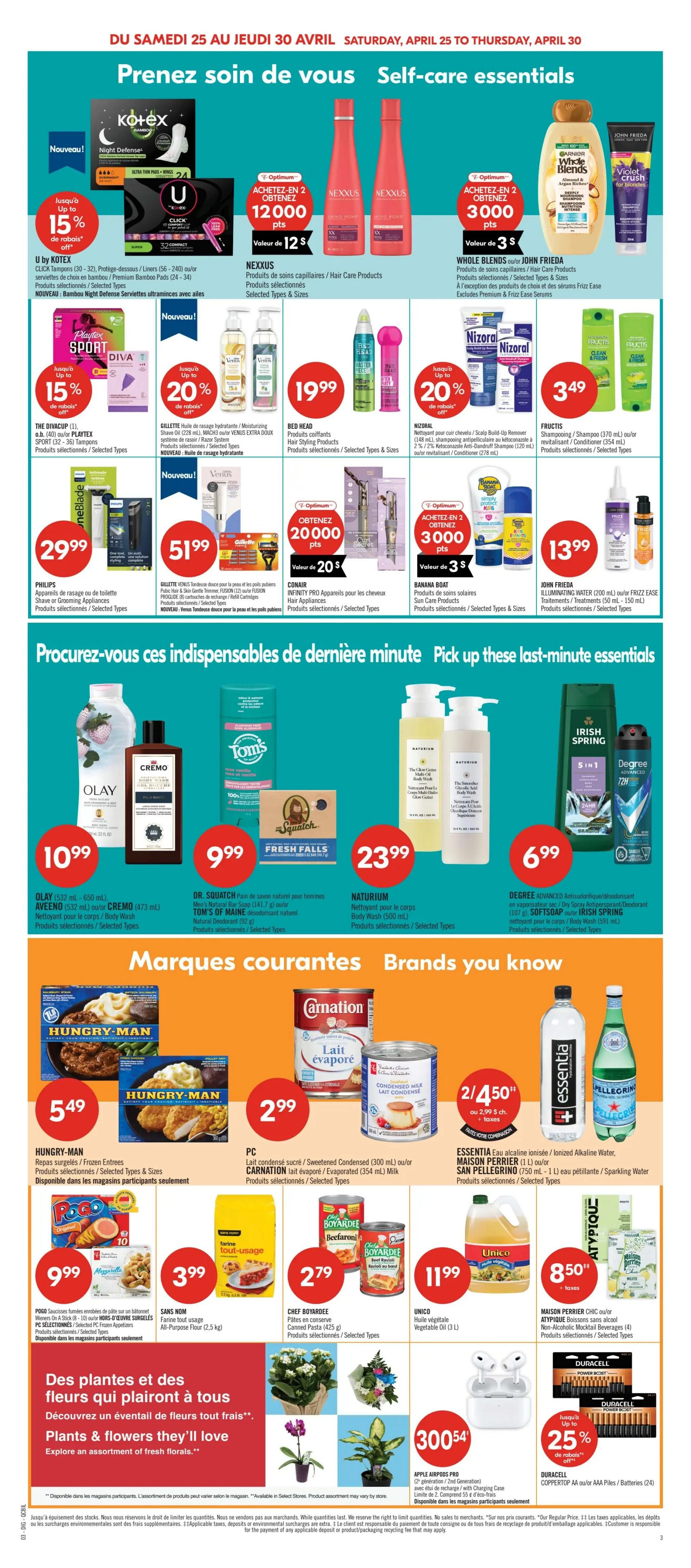 Pharmaprix Flyer April 25 to 30