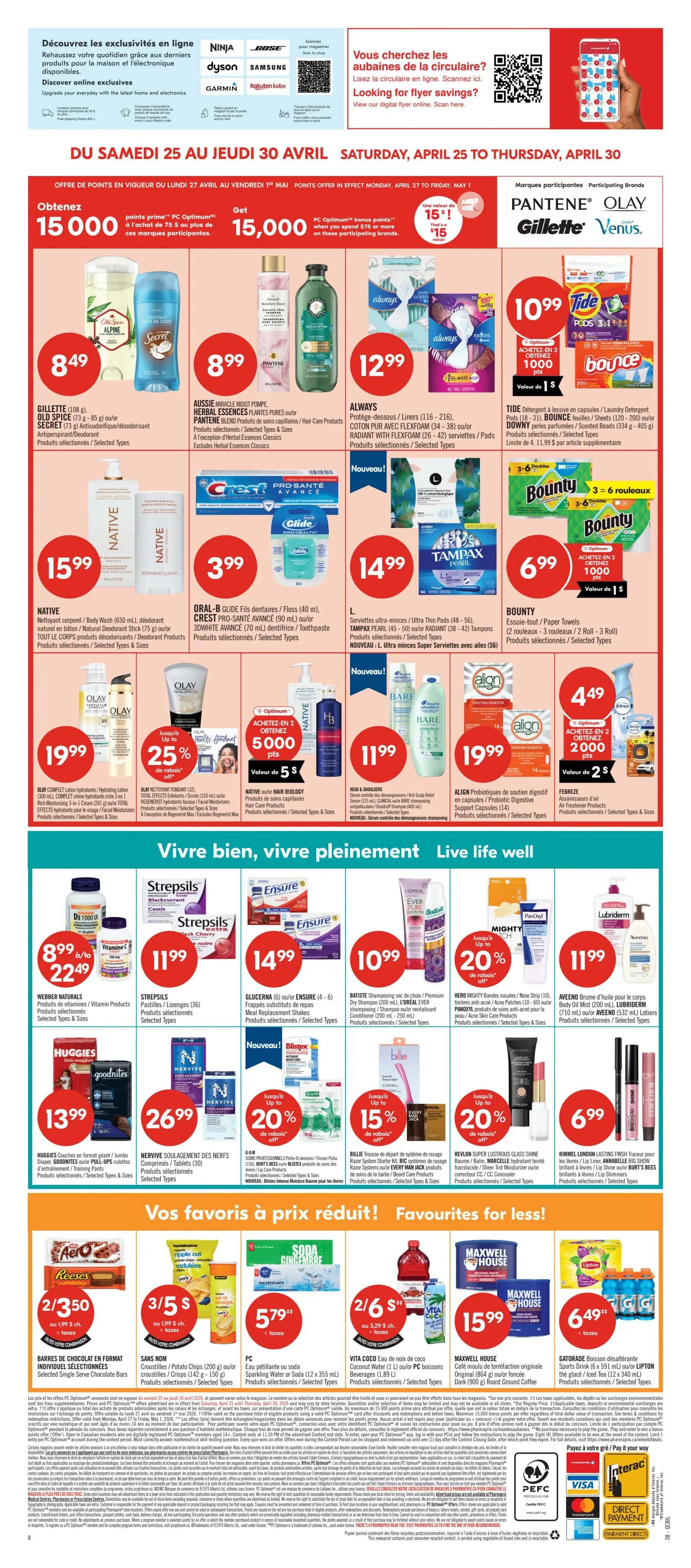 Pharmaprix Flyer April 25 to 30