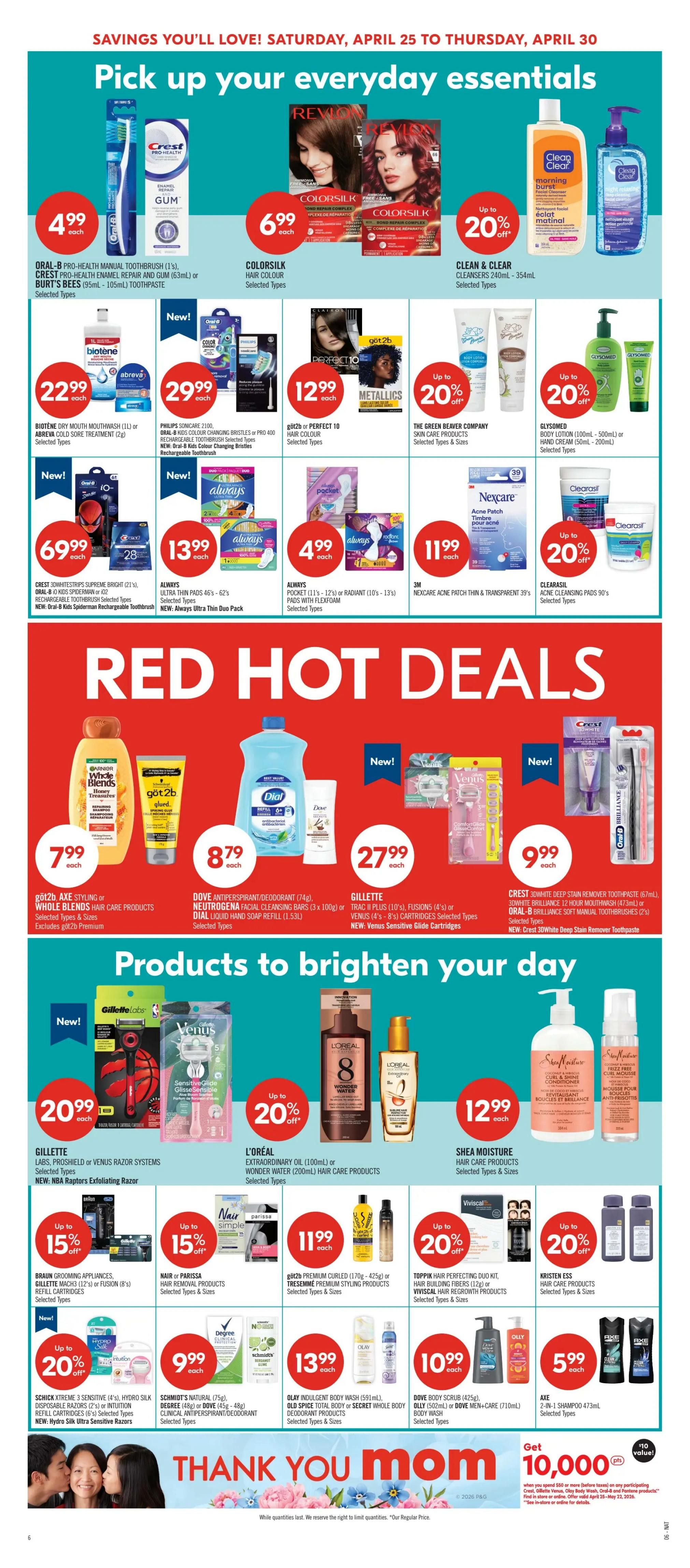 Shoppers Drug Mart (West) Flyer April 25 to 30