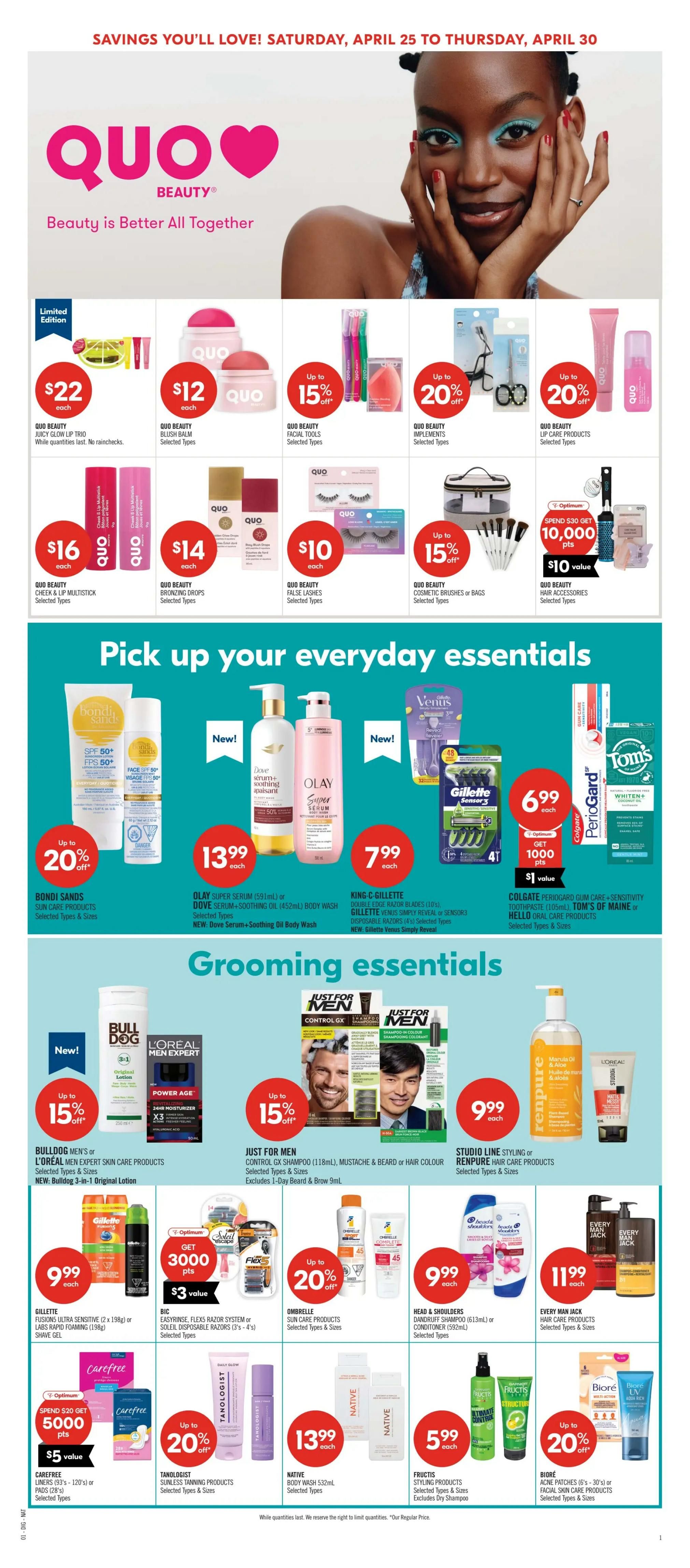 Shoppers Drug Mart (West) Flyer April 25 to 30