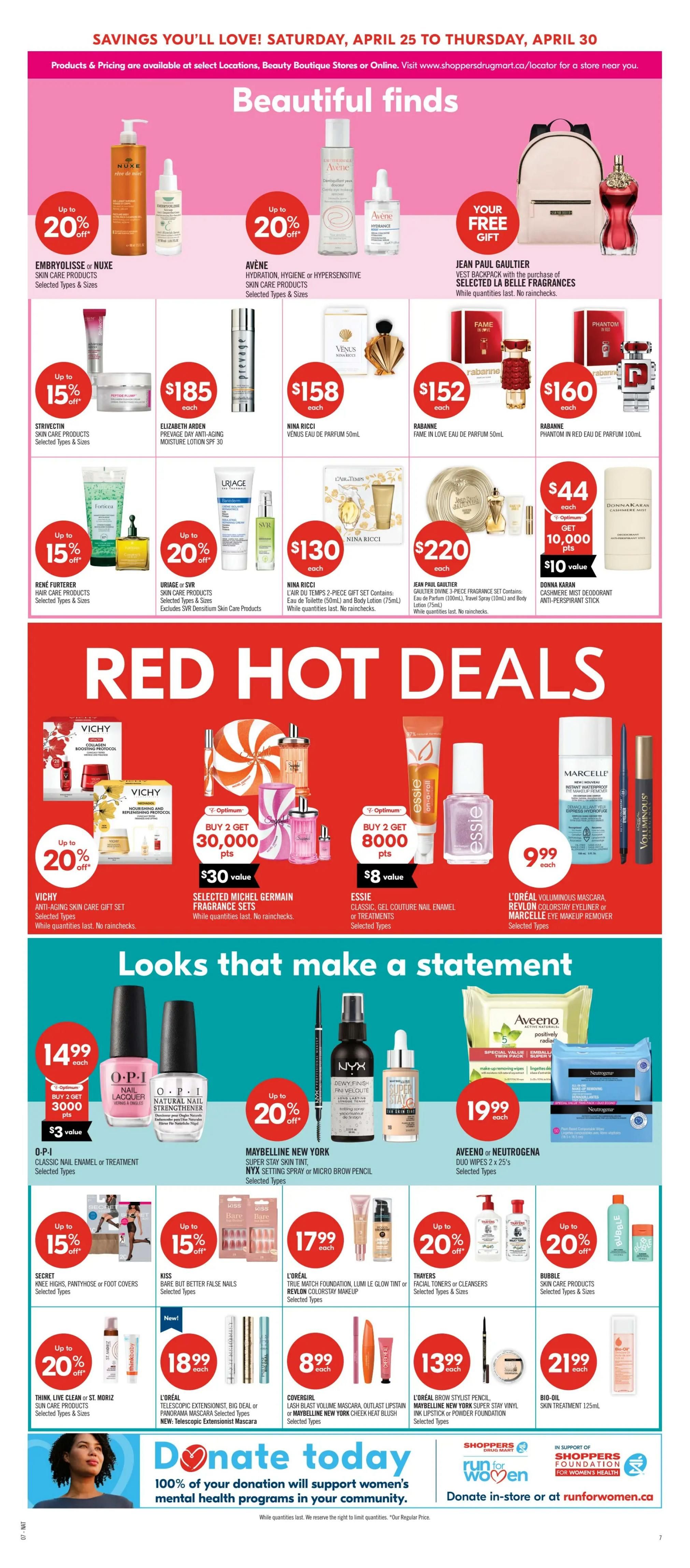 Shoppers Drug Mart (West) Flyer April 25 to 30