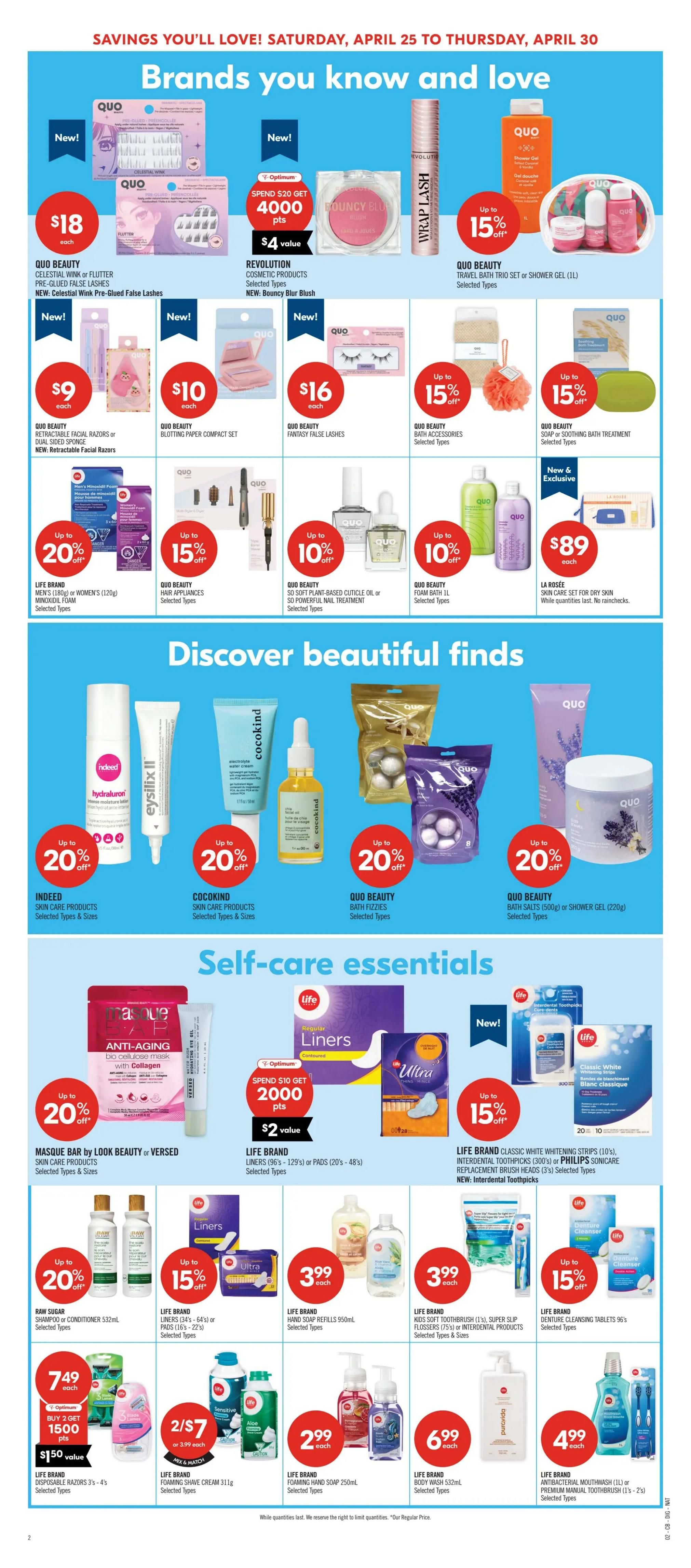 Shoppers Drug Mart (West) Flyer April 25 to 30