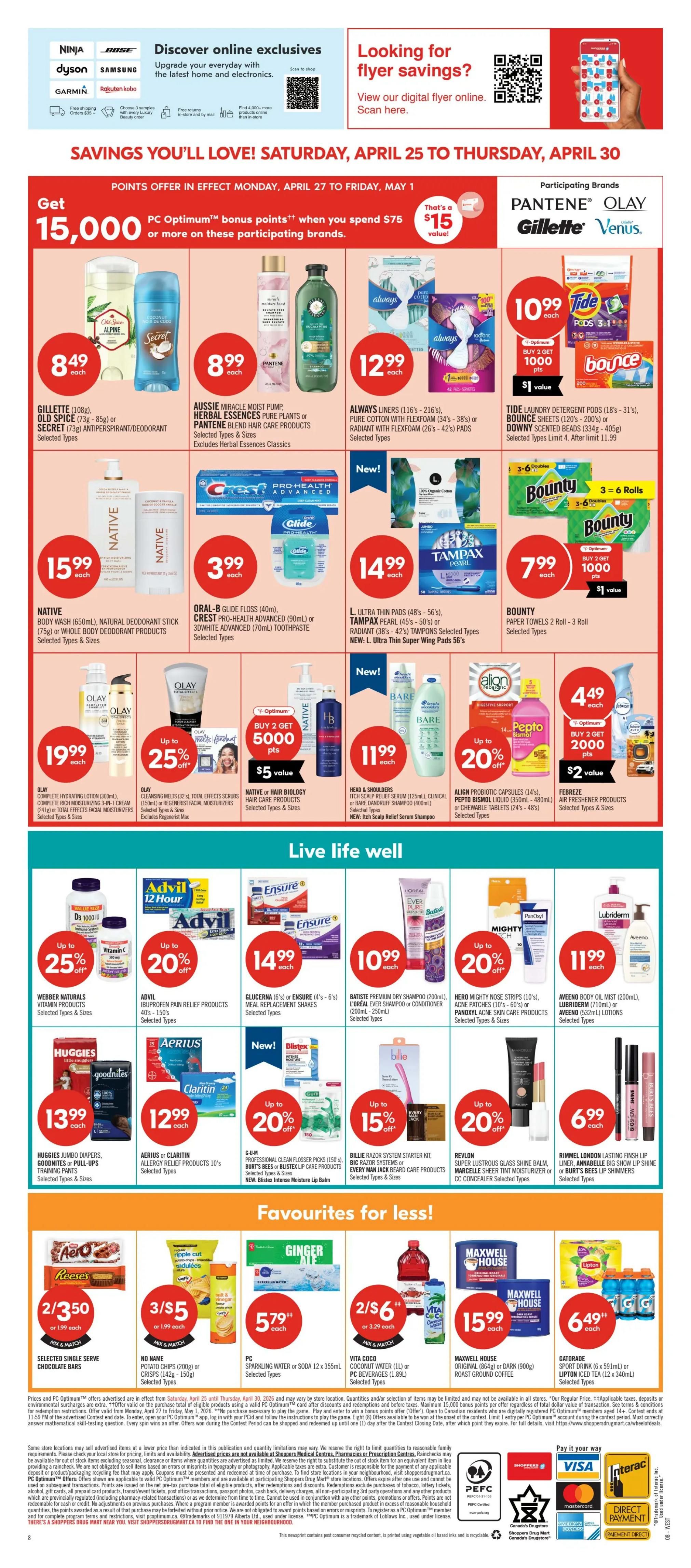 Shoppers Drug Mart (West) Flyer April 25 to 30