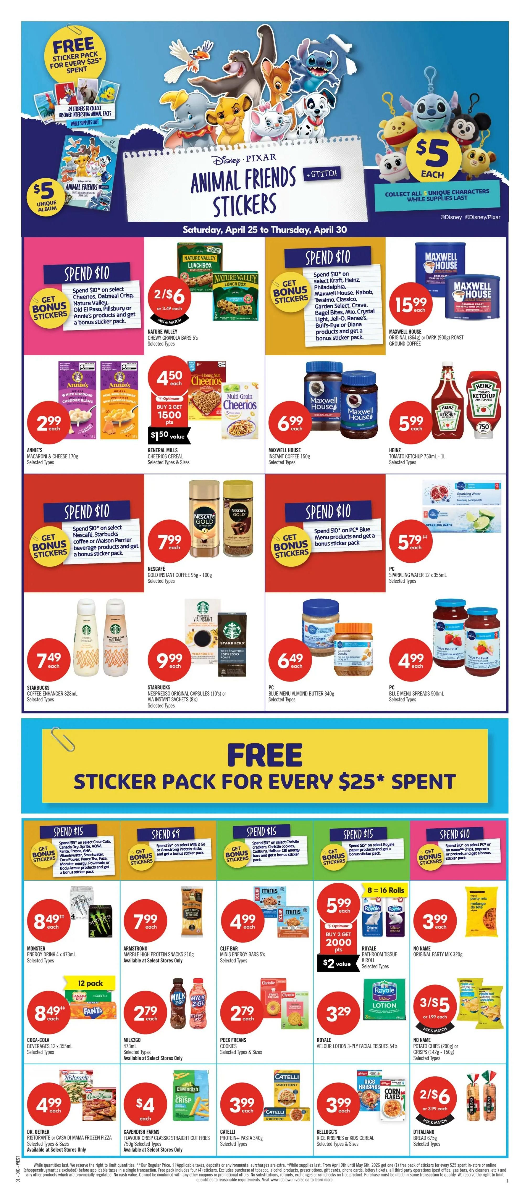 Shoppers Drug Mart (West) Flyer April 25 to 30